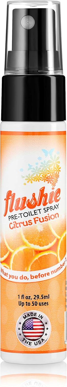 Flushie Pre-Toilet Spray for Bathroom Odor Elimination