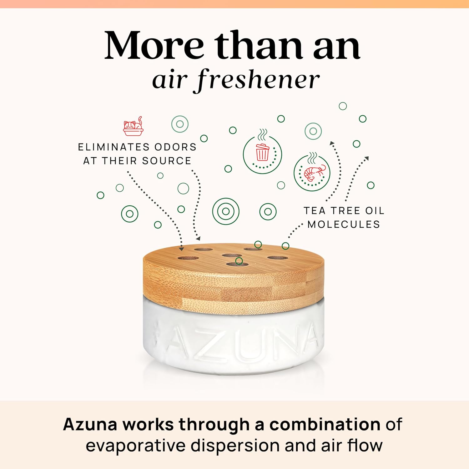 Azuna All-Natural Odor Remover Gel 12 oz Refill Pouch