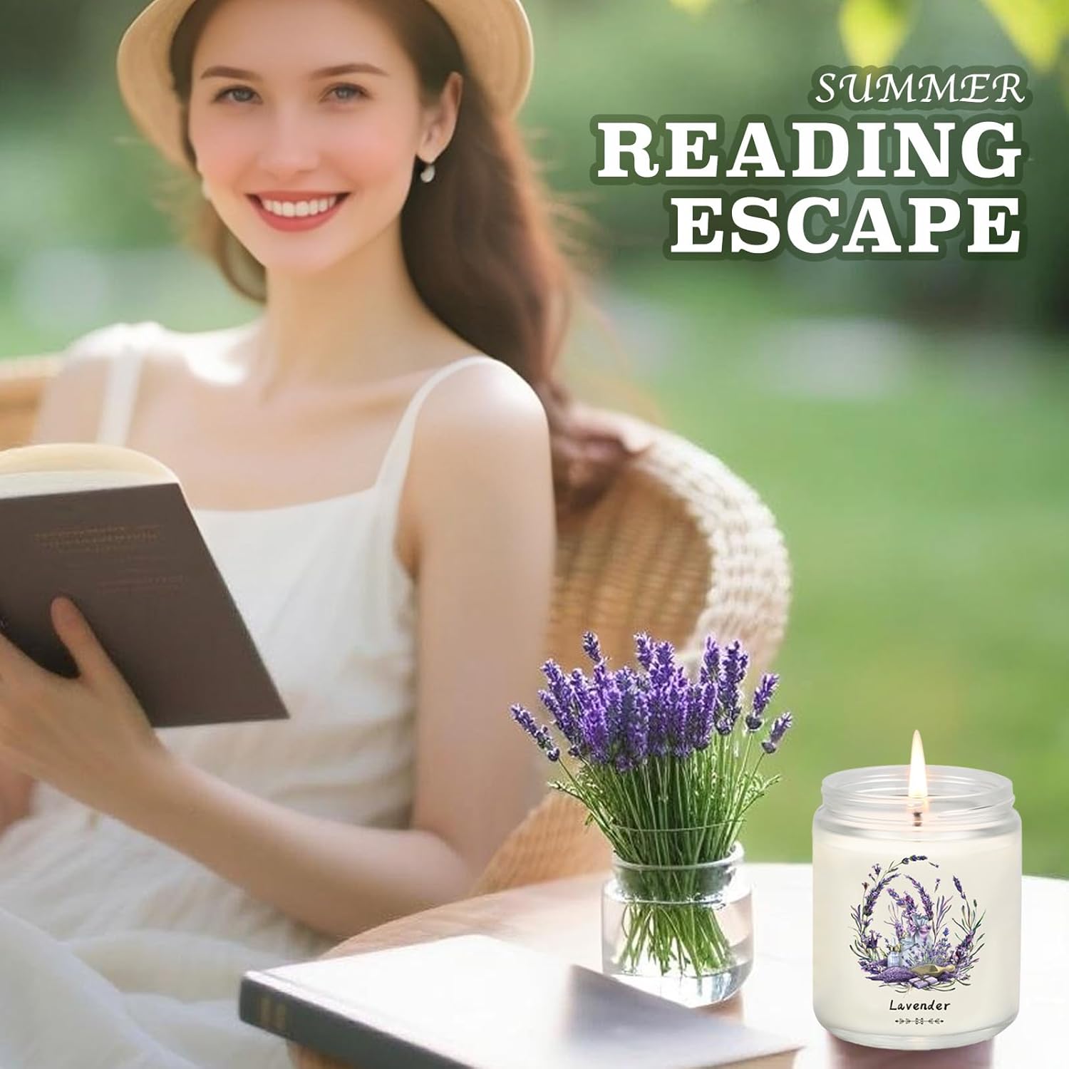 Summer Scented Candles Gift Set - 6 Pack