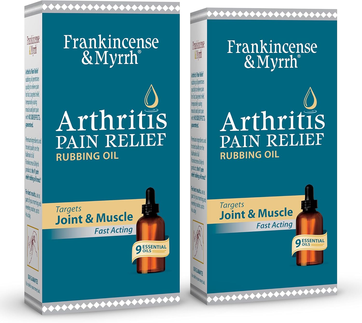 Frankincense and Myrrh Arthritis Pain Relief Oil - 2 Pack
