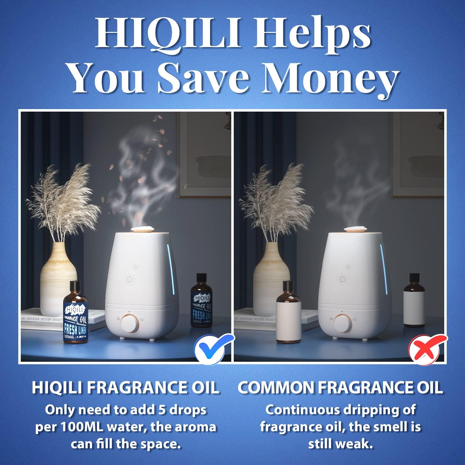 HIQILI Fresh Linen Fragrance Oil 100ml