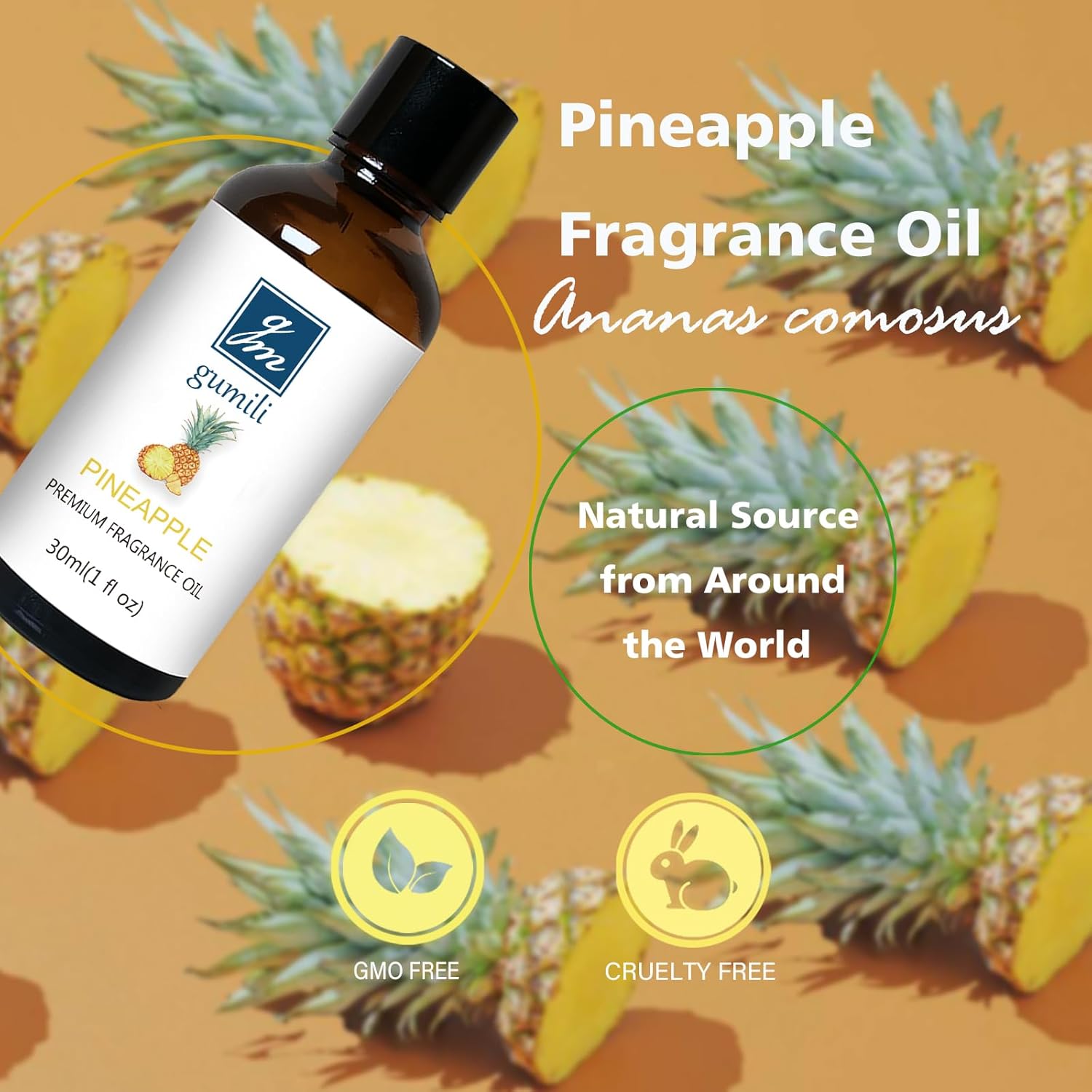 Pineapple Essential Oil - 1 oz for Candles Diffusers Laundry