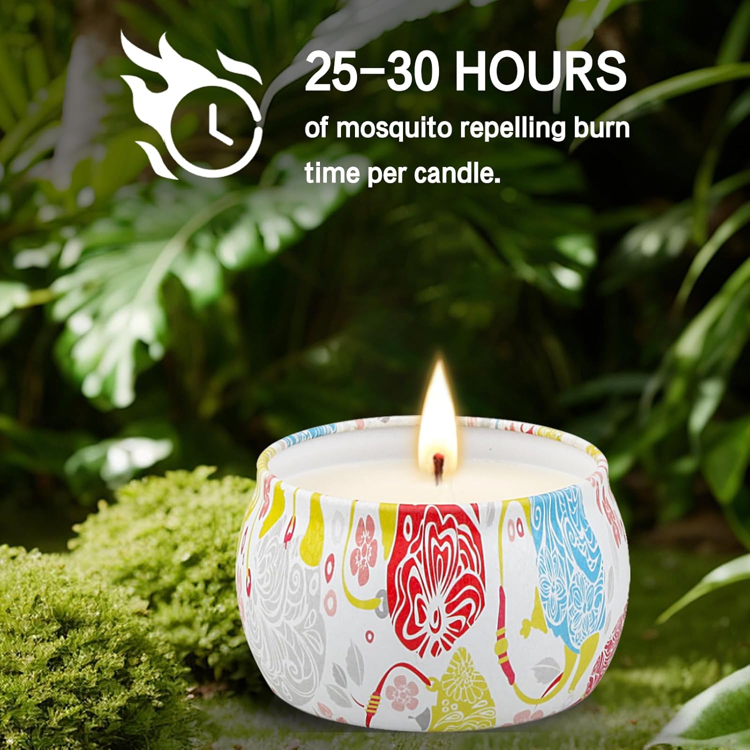 Feibao Citronella Candles 12Pack 360 Hour Burn