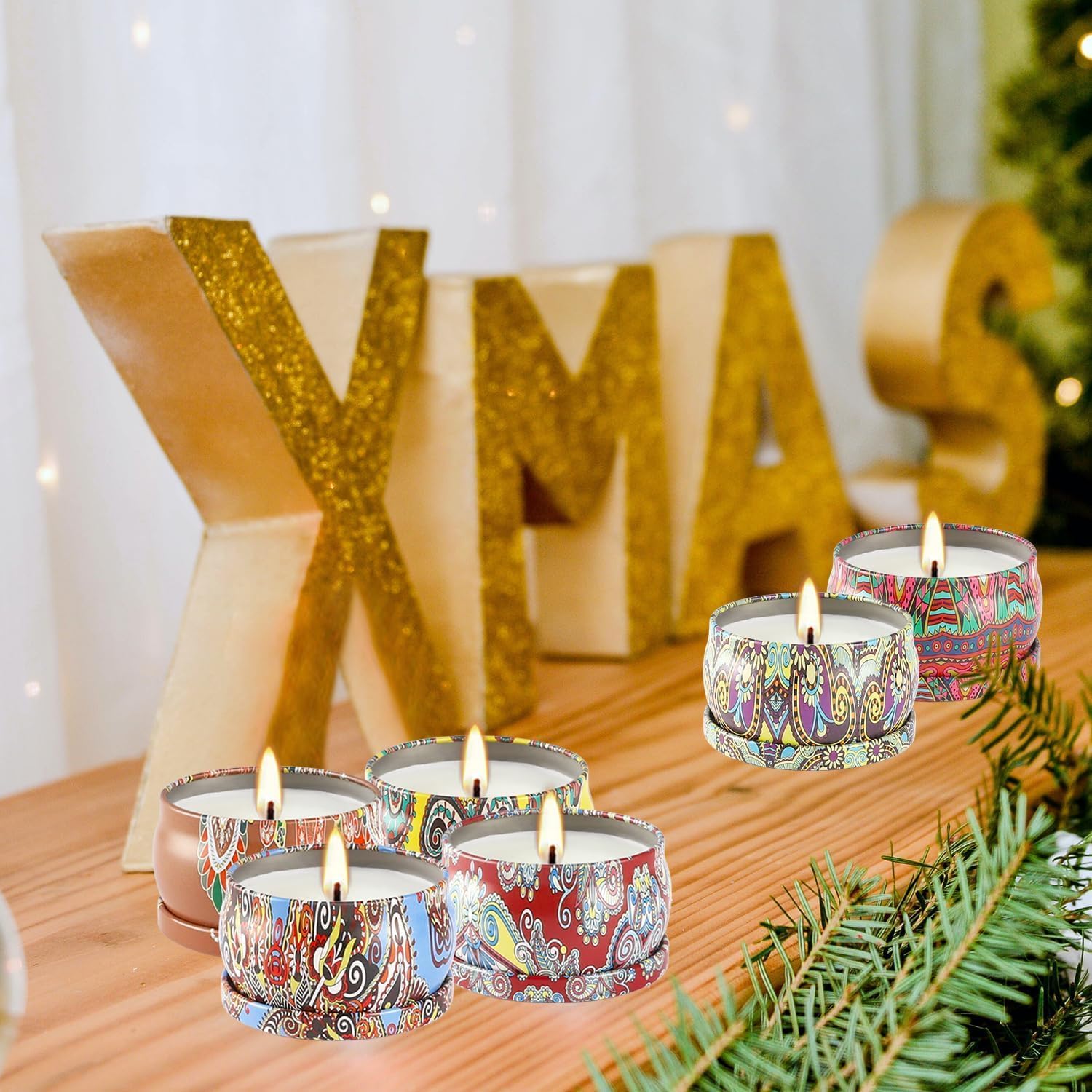 24 Pack Scented Candles Set for Relaxation and Aromatherapy
