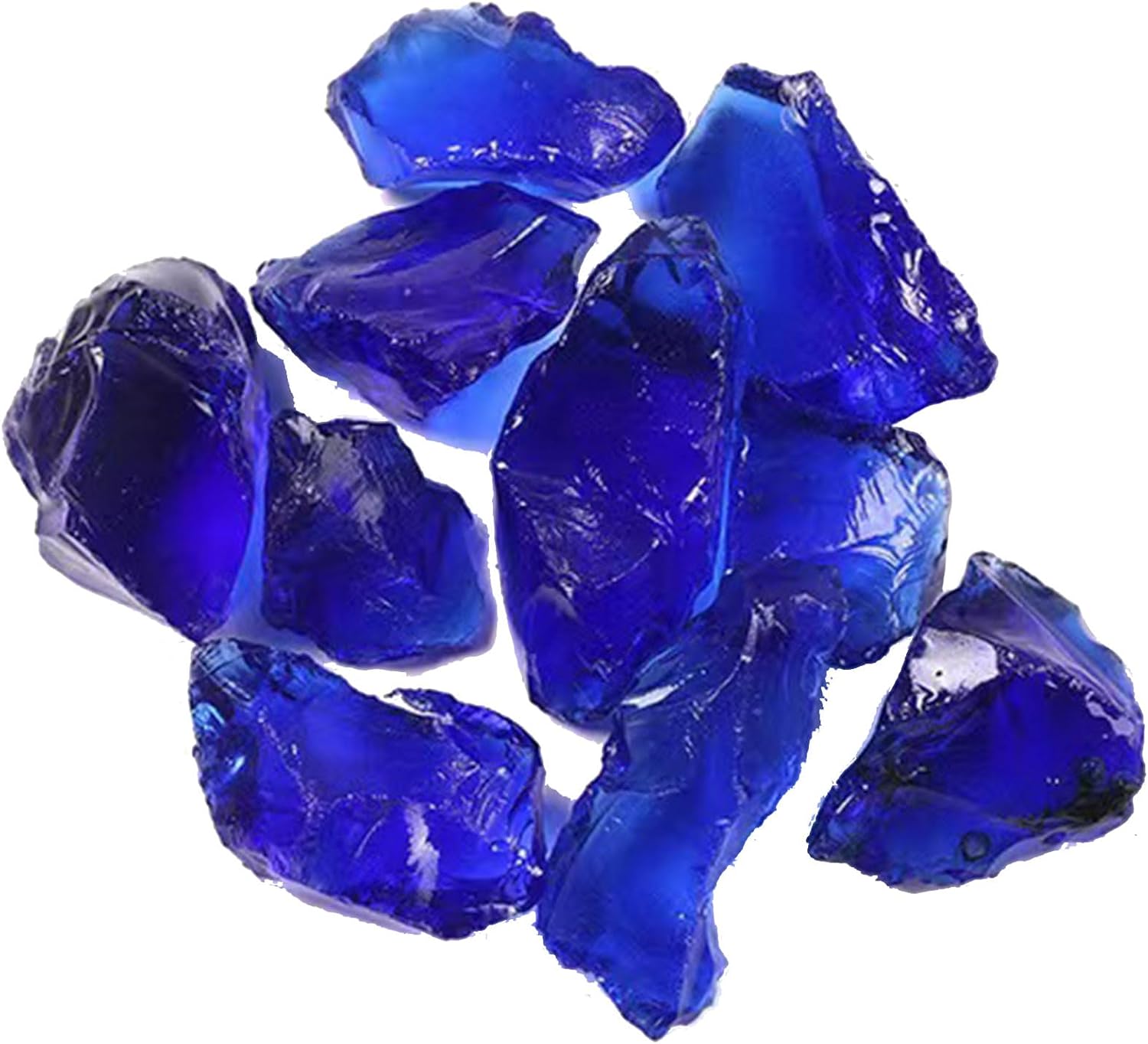 22 lb Bulk Raw Blue Smoky Quartz Stones for Tumbling Healing