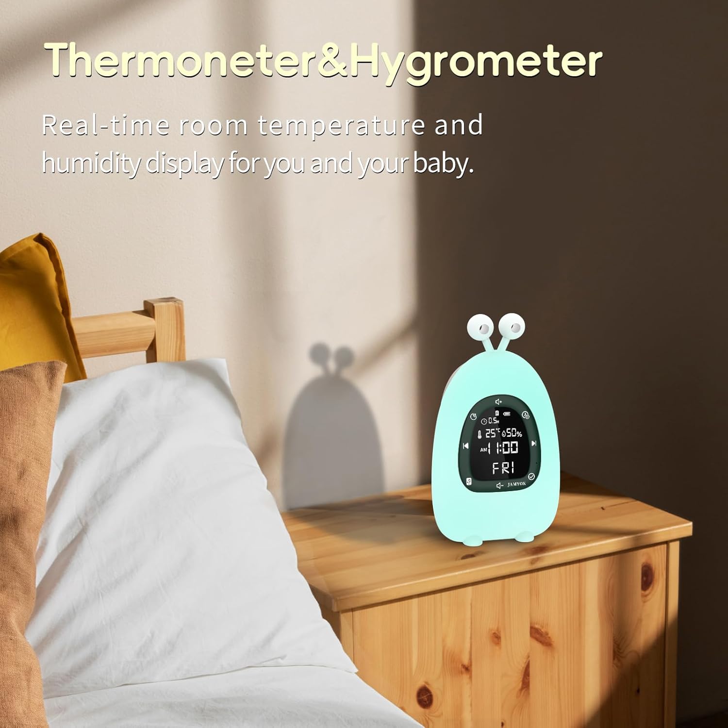 Sunrise Alarm Clock with Light and White Noise