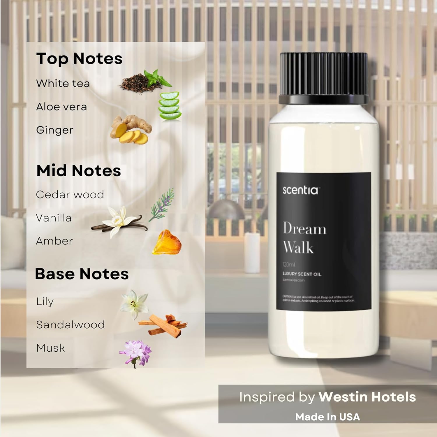 My Way Hotel Diffuser Oil Set 5x20ml Luxury Gift