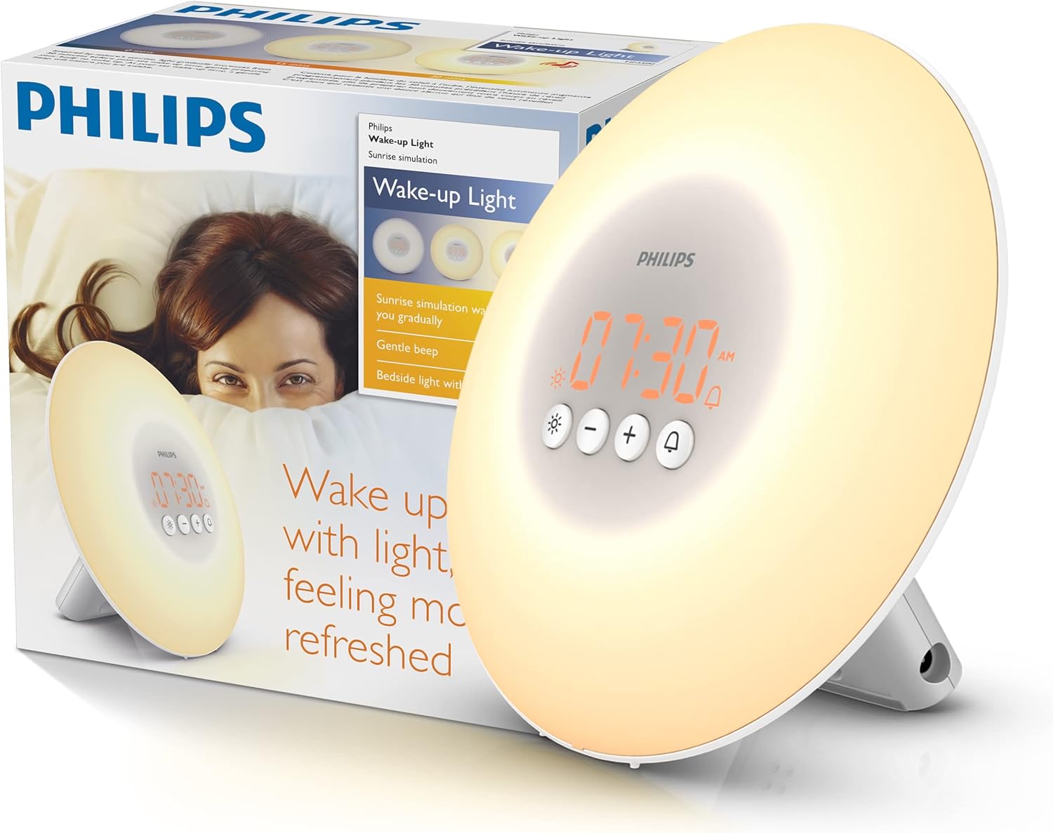 Philips SmartSleep Wake Up Light Alarm Clock with Sunrise Simulation