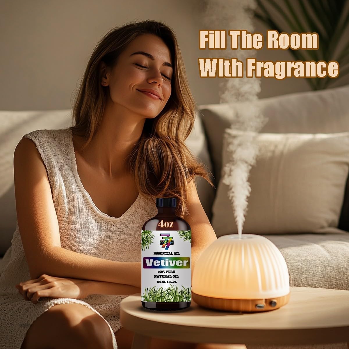 GV77ZF Vetiver Essential Oil 4 oz