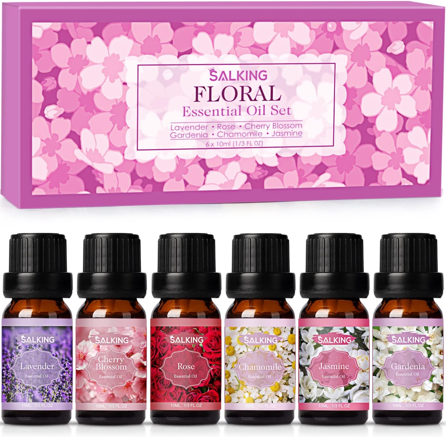 SALKING Floral Essential Oils Set 6 x 10 ML