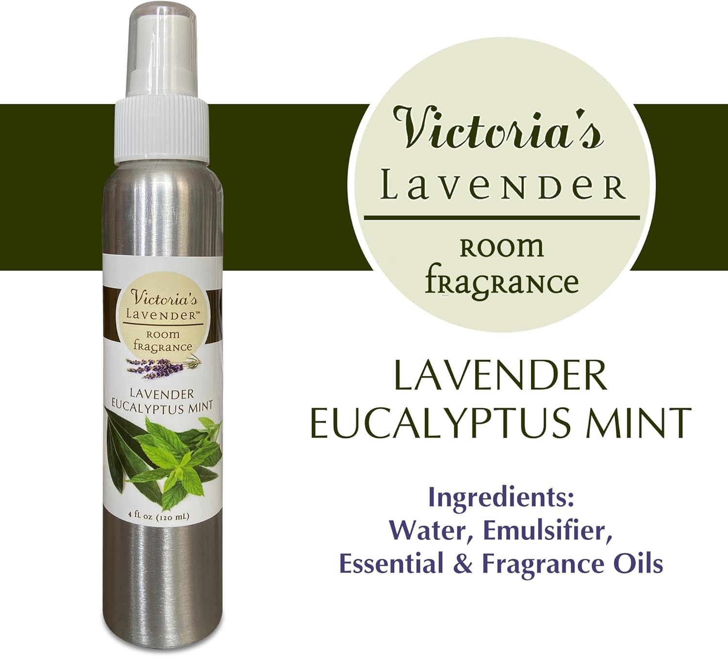 Victorias Lavender Room Spray - Natural Essential Oil Fragrance 2pk