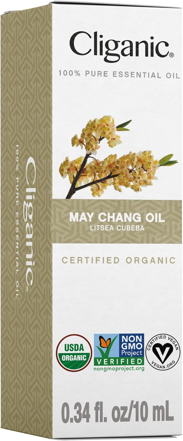 Cliganic May Chang Essential Oil 100 Pure Natural