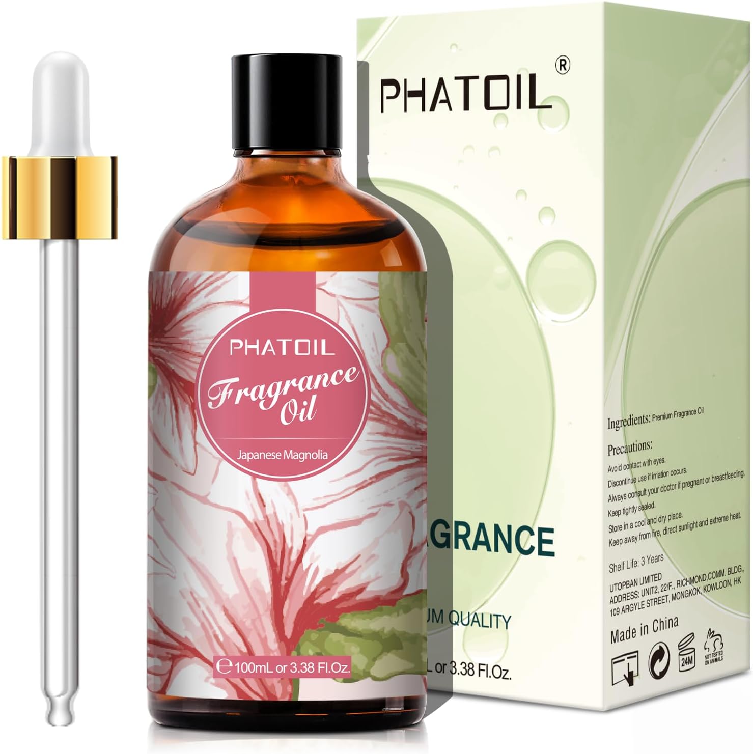PHATOIL 338FLOZ Japanese Magnolia Essential Oil 100ml