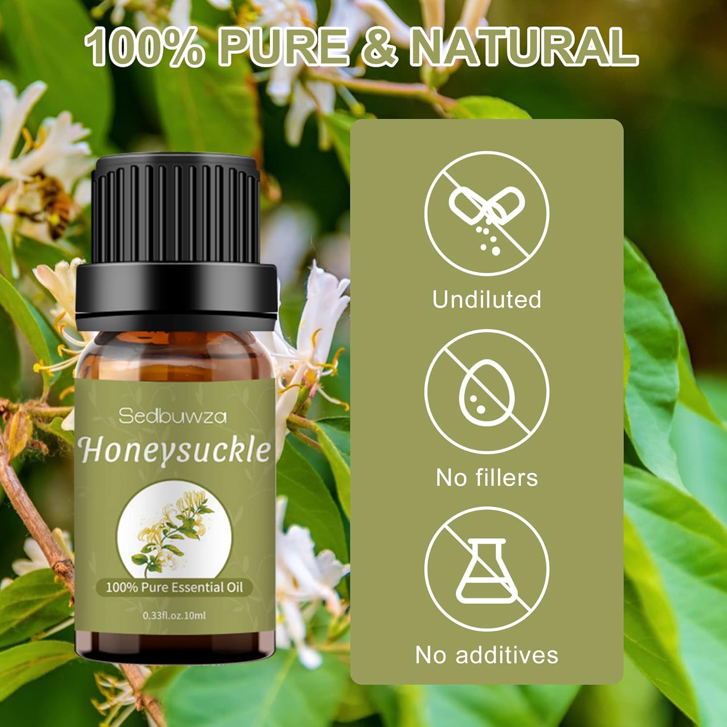 Sedbuwza Honeysuckle Essential Oil Pure Organic