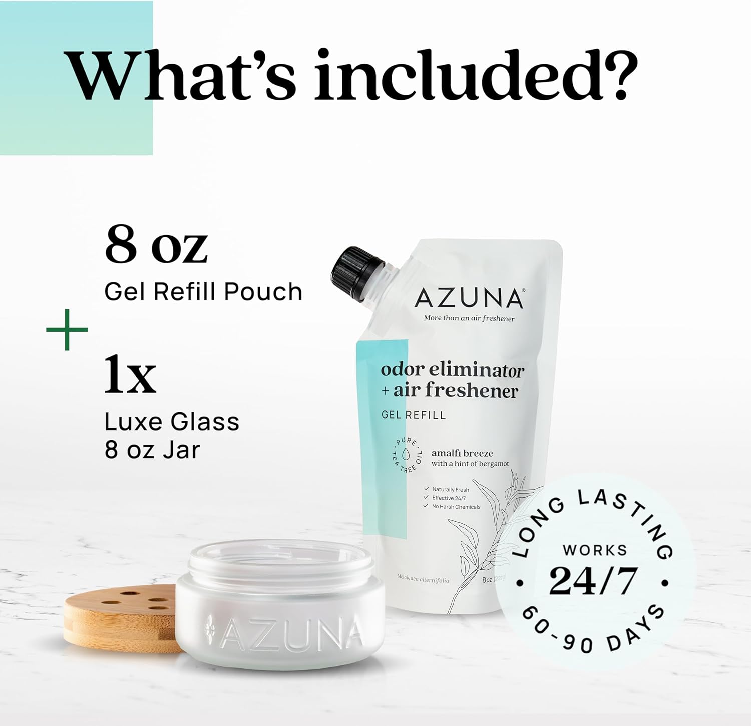 Azuna Air Freshener with Tea Tree Oil Gel 1 Room Kit