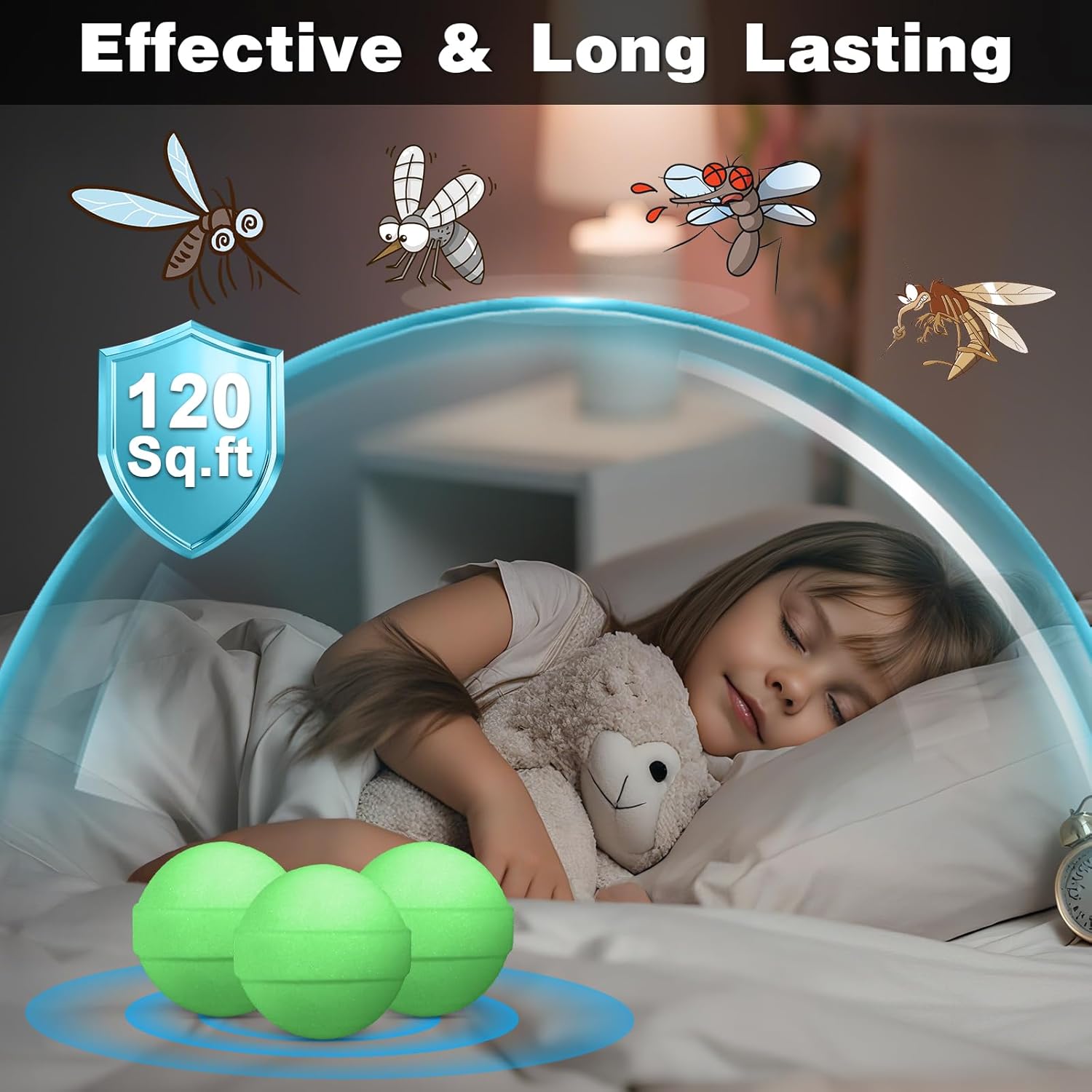 Mosquito Repellent Balls for Outdoor and Indoor Use
