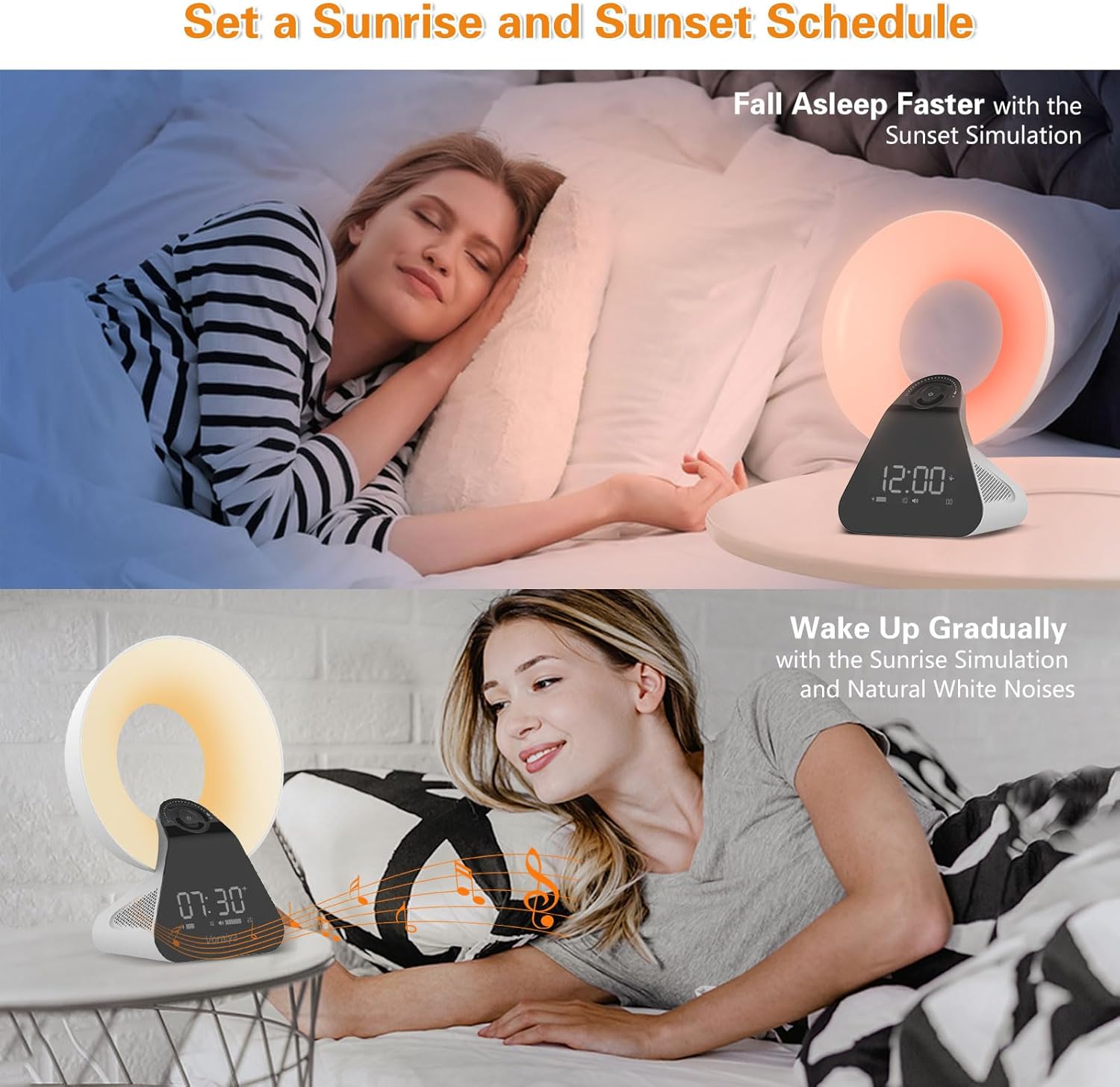 Voraiya Light Therapy Lamp with Speaker and Timer