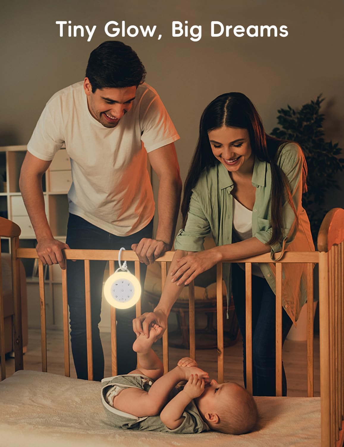 BH Portable White Noise Machine with Night Light