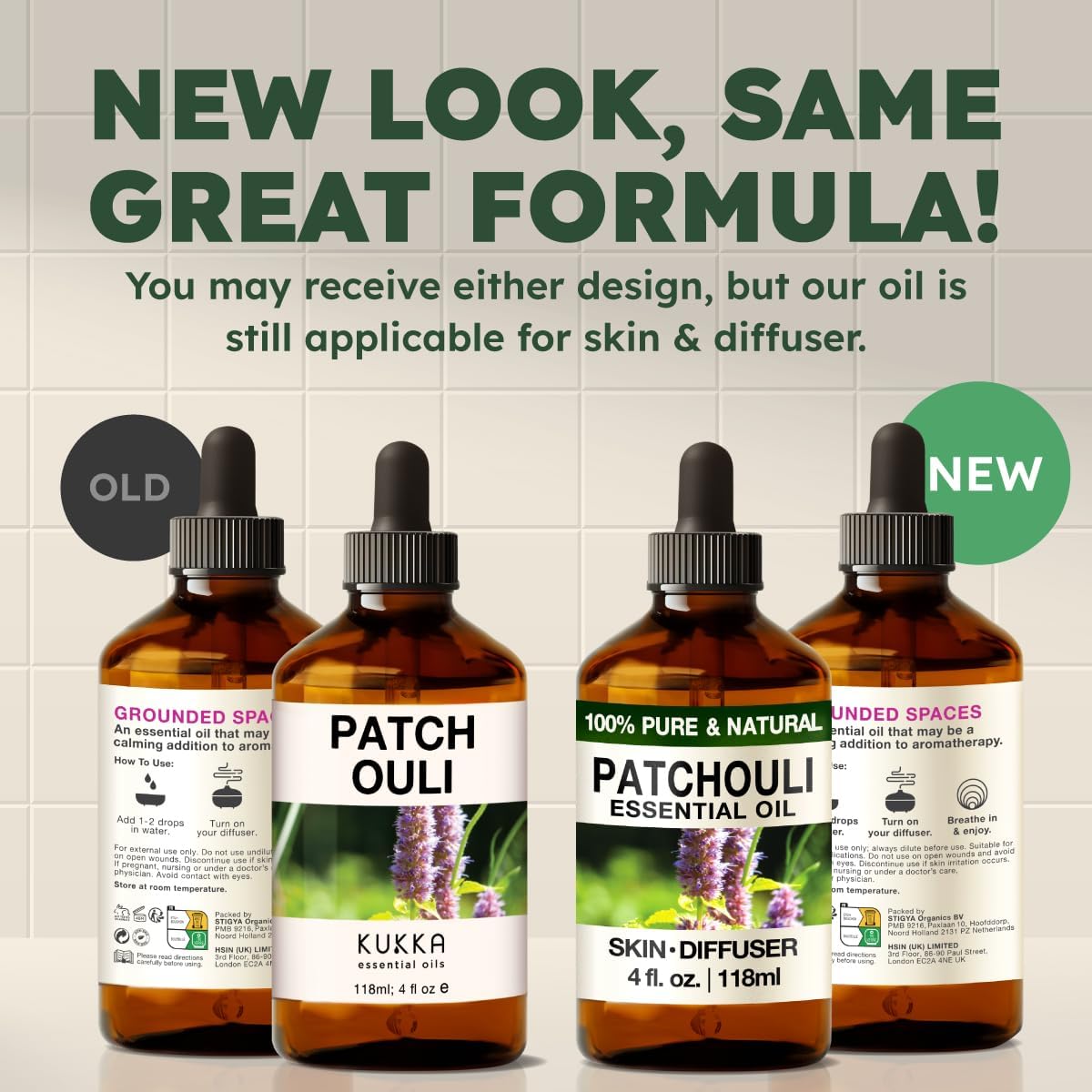 KUKKA Patchouli Essential Oil 4 Fl Oz