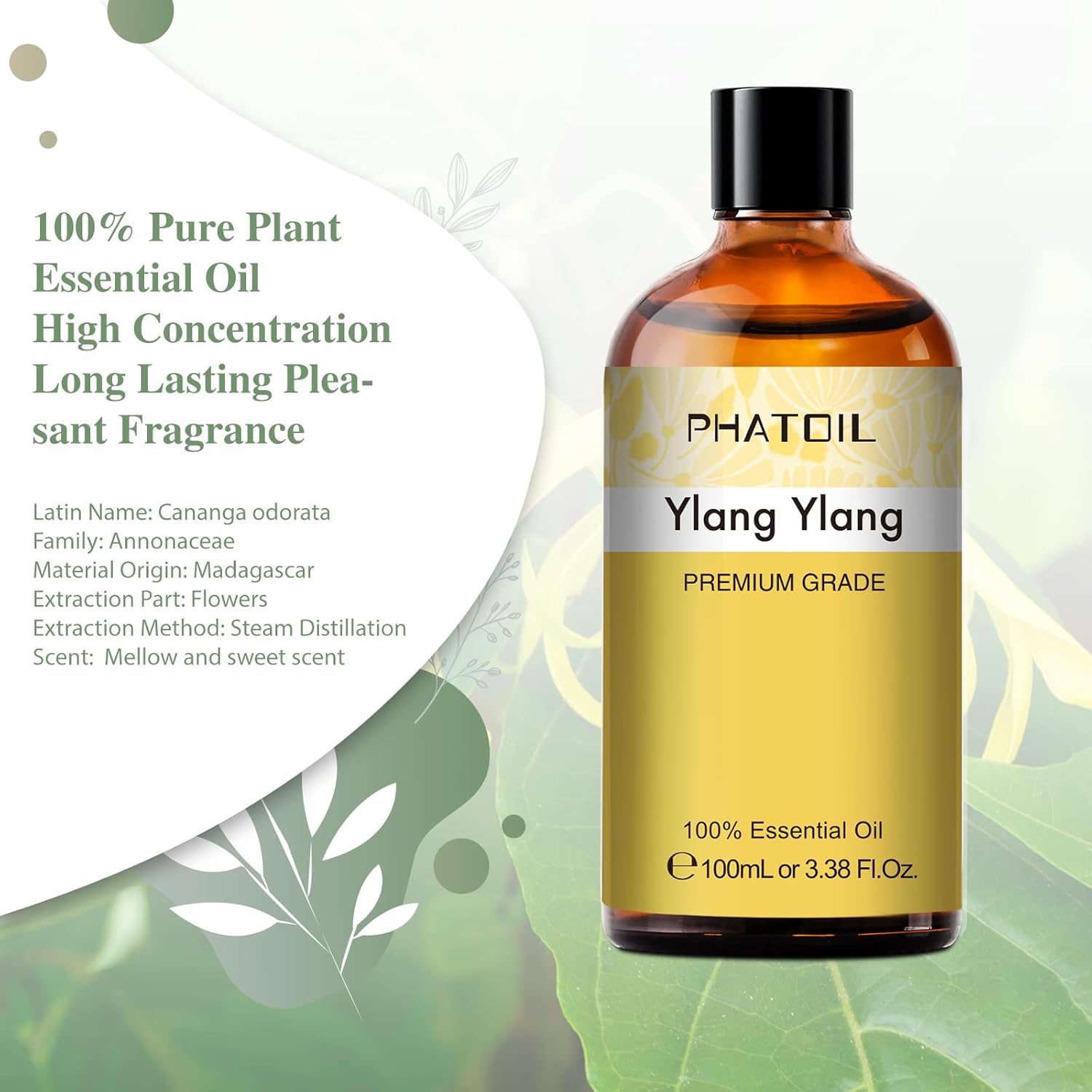 PHATOIL 100ML Ylang Ylang Essential Oil