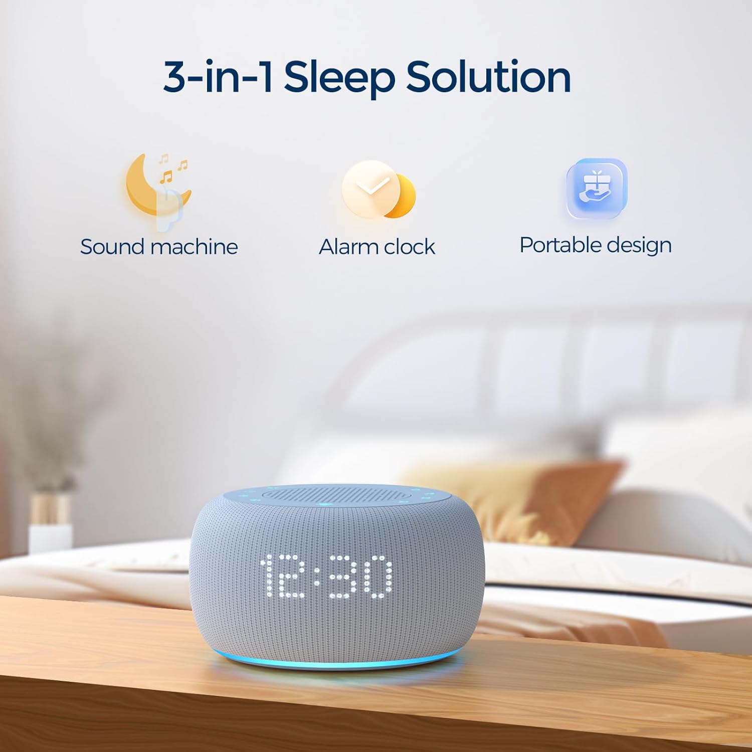 Buffbee Pro 2nd Gen Rechargeable White Noise Sound Machine