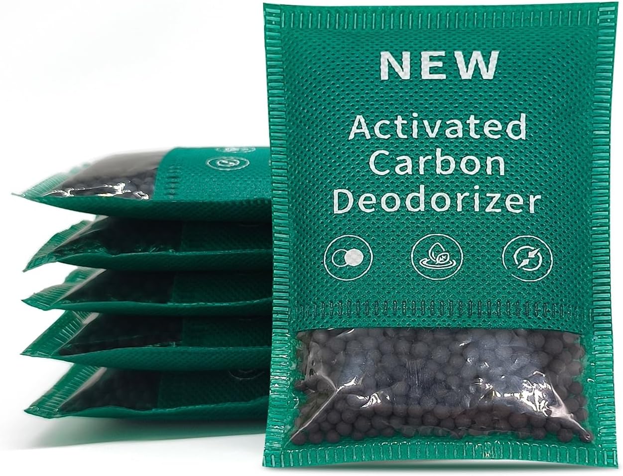 6 Pack Activated Charcoal Deodorizers for Home Car and Pet