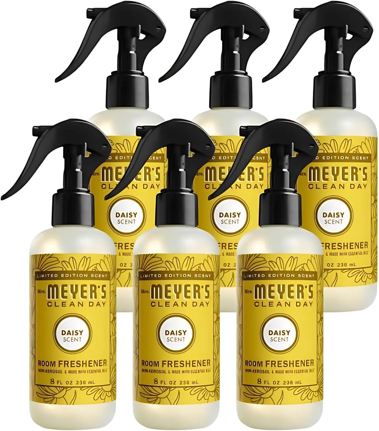 Mrs Meyers Clean Day Daisy Air Freshener 8 Oz Pack of 6