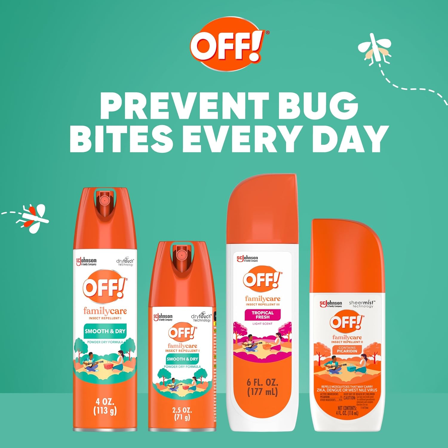OFF Family Care Insect Repellent 4 Oz 2 Count