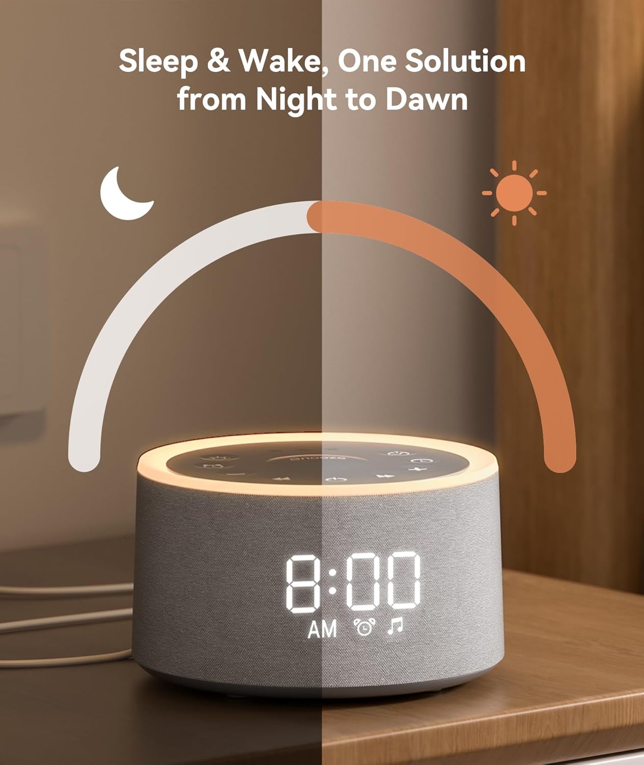 Dreamegg D1 Sound Machine and Alarm Clock