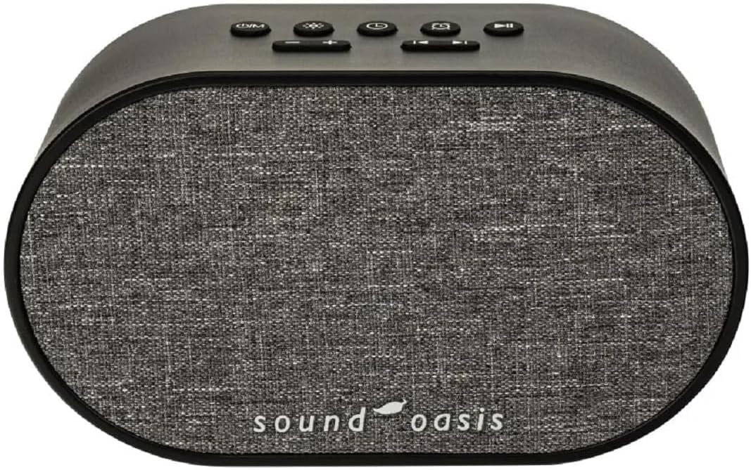 Sound Oasis Bluetooth Sleep Therapy System with Alarm Clock