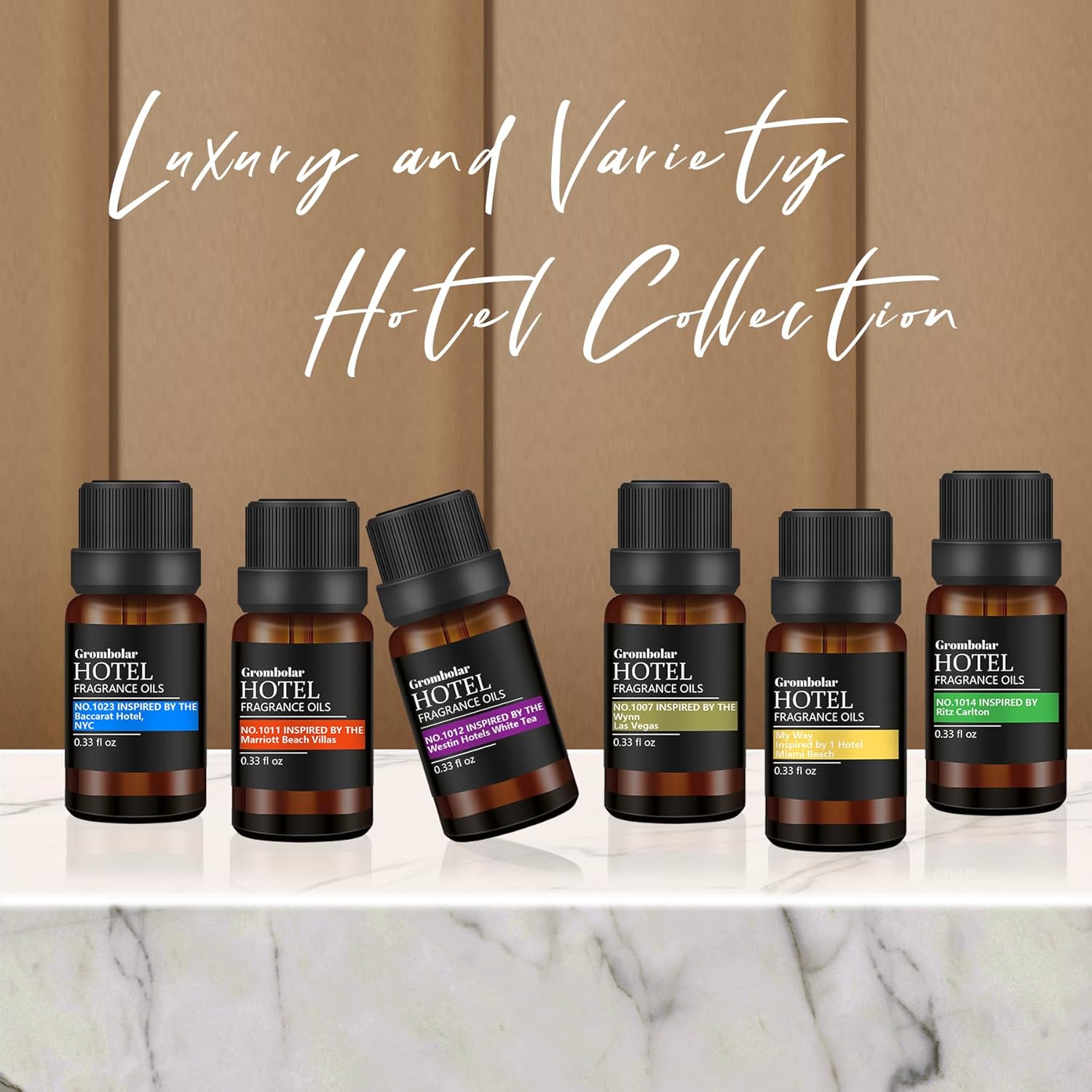 Hotel Collection Diffuser Oil Gift Set - 6Pcs Essential Oils