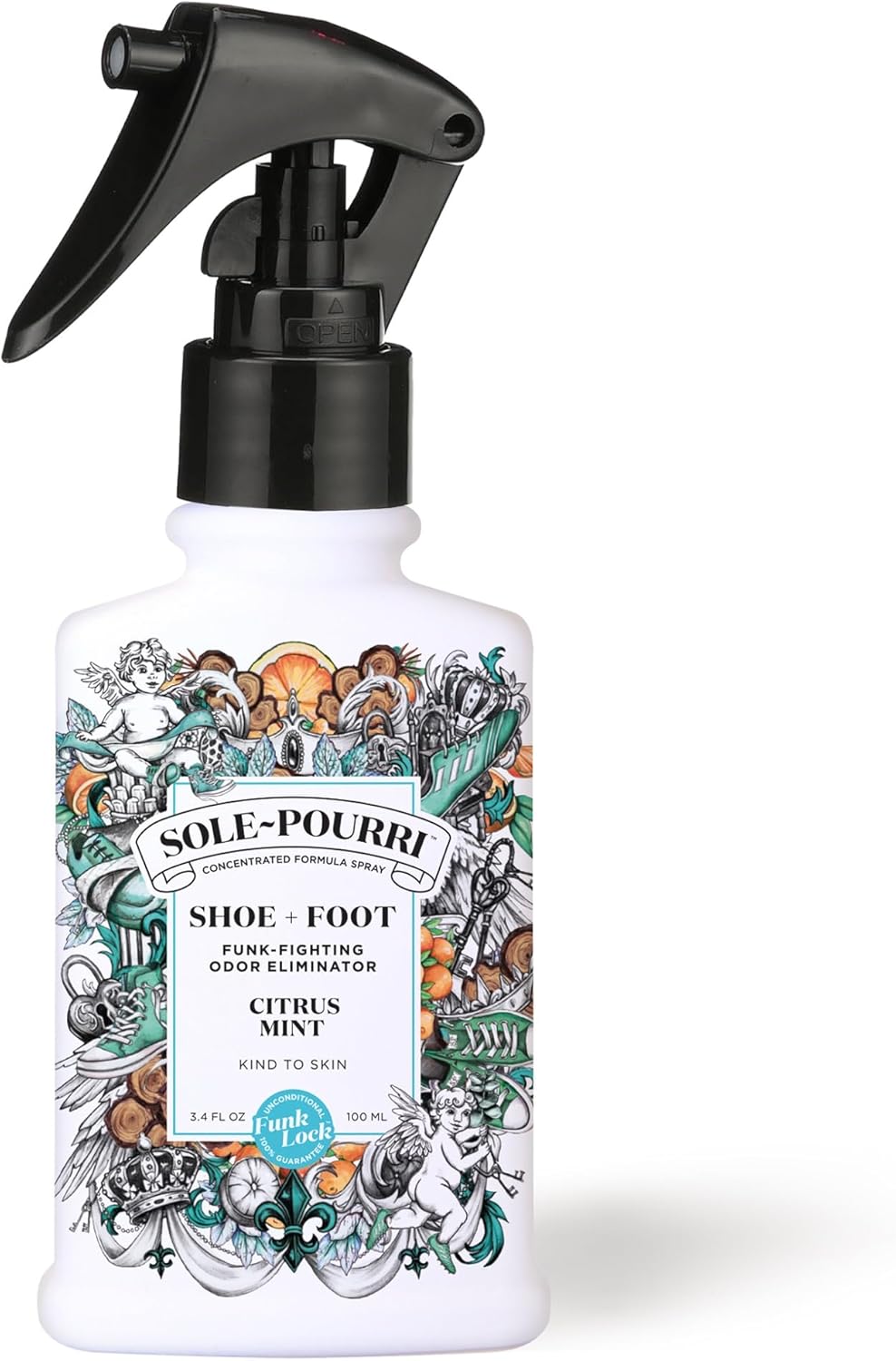 Sole-Pourri Odor Freshener Spray for Shoes and Feet