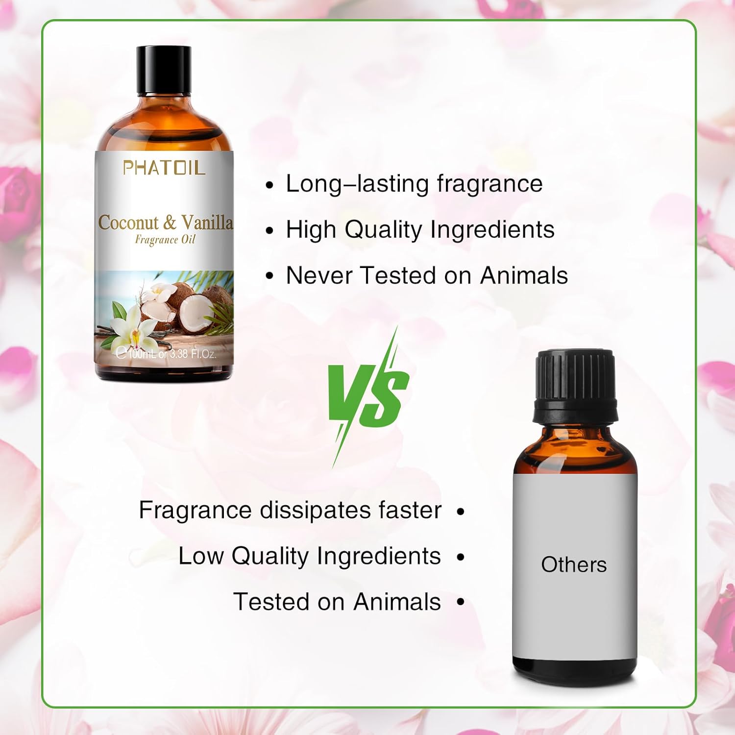 PHATOIL Coconut Vanilla Aromatherapy Oils 100ml