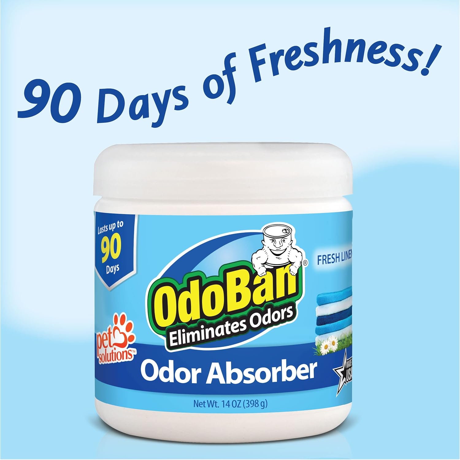 OdoBan Solid Odor Eliminator 6-Pack with Fresh Linen Scent