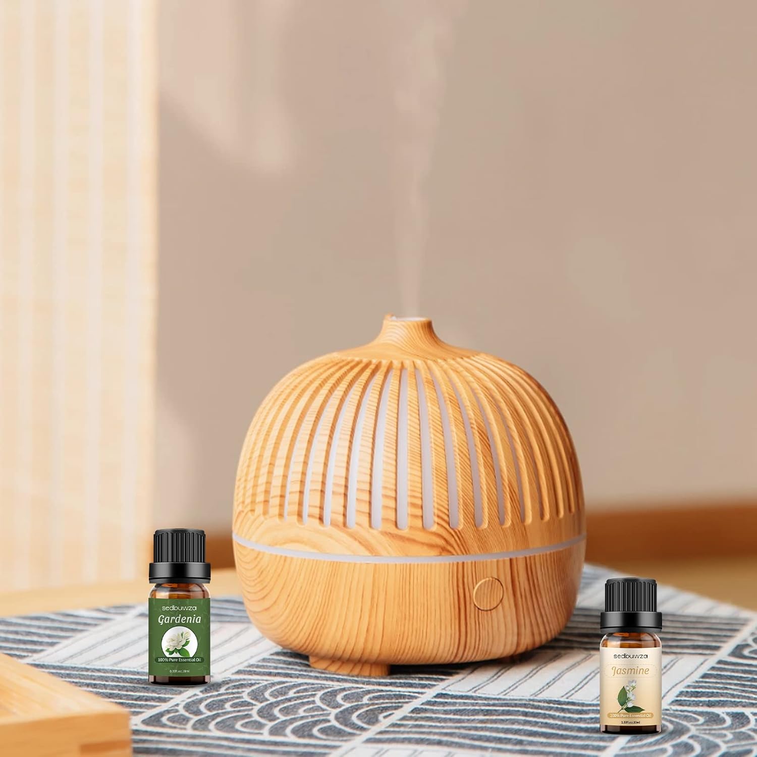 Sedbuwza Gardenia Jasmine Essential Oil Set 2 x 10 ml