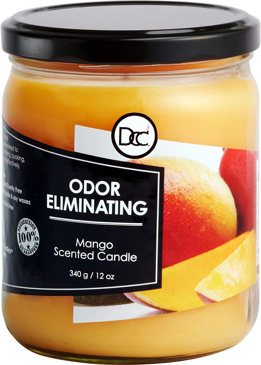 Mango Scented Odor Eliminating Candle - 80 Hour Burn