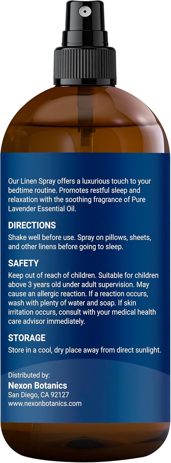 Lavender Linen Spray 8 fl oz - Aromatherapy Fabric Refresh