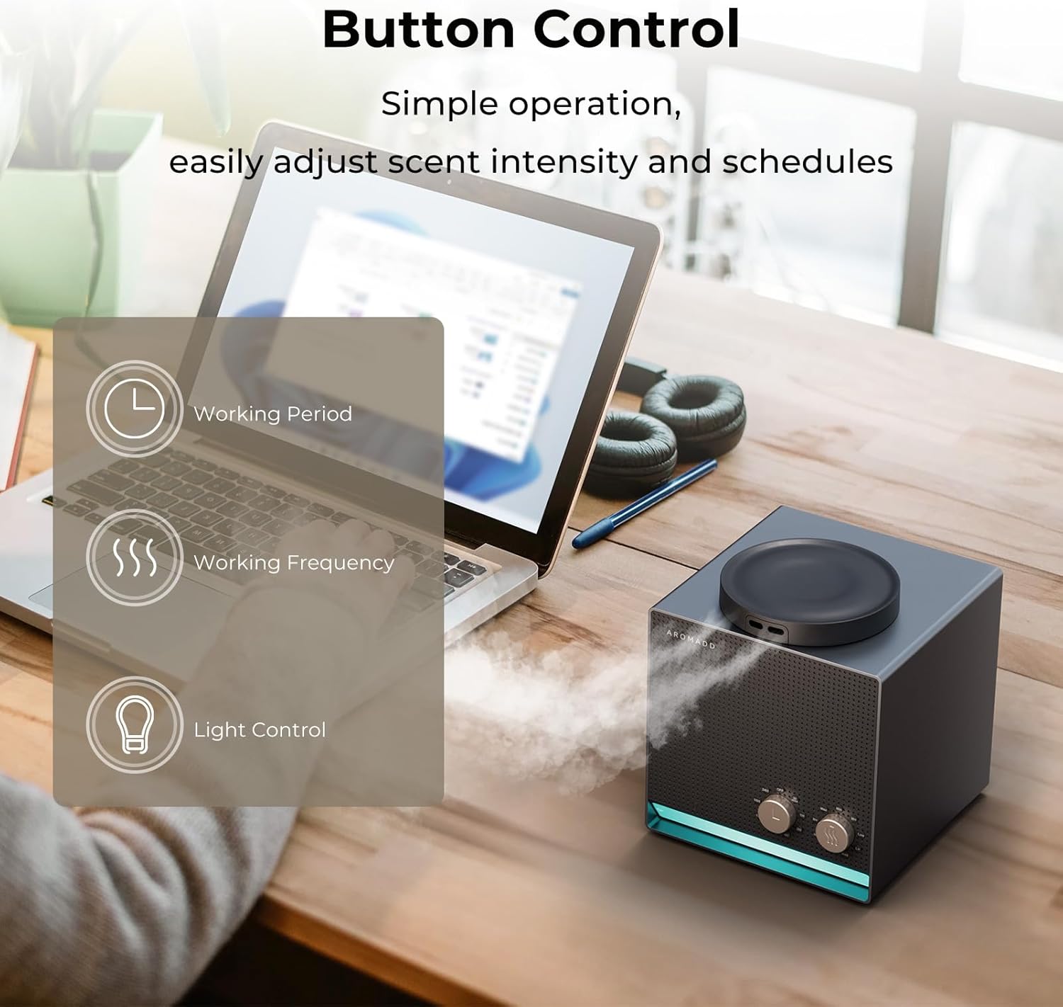 Smart Aroma Scent Waterless Diffuser for Home and Office
