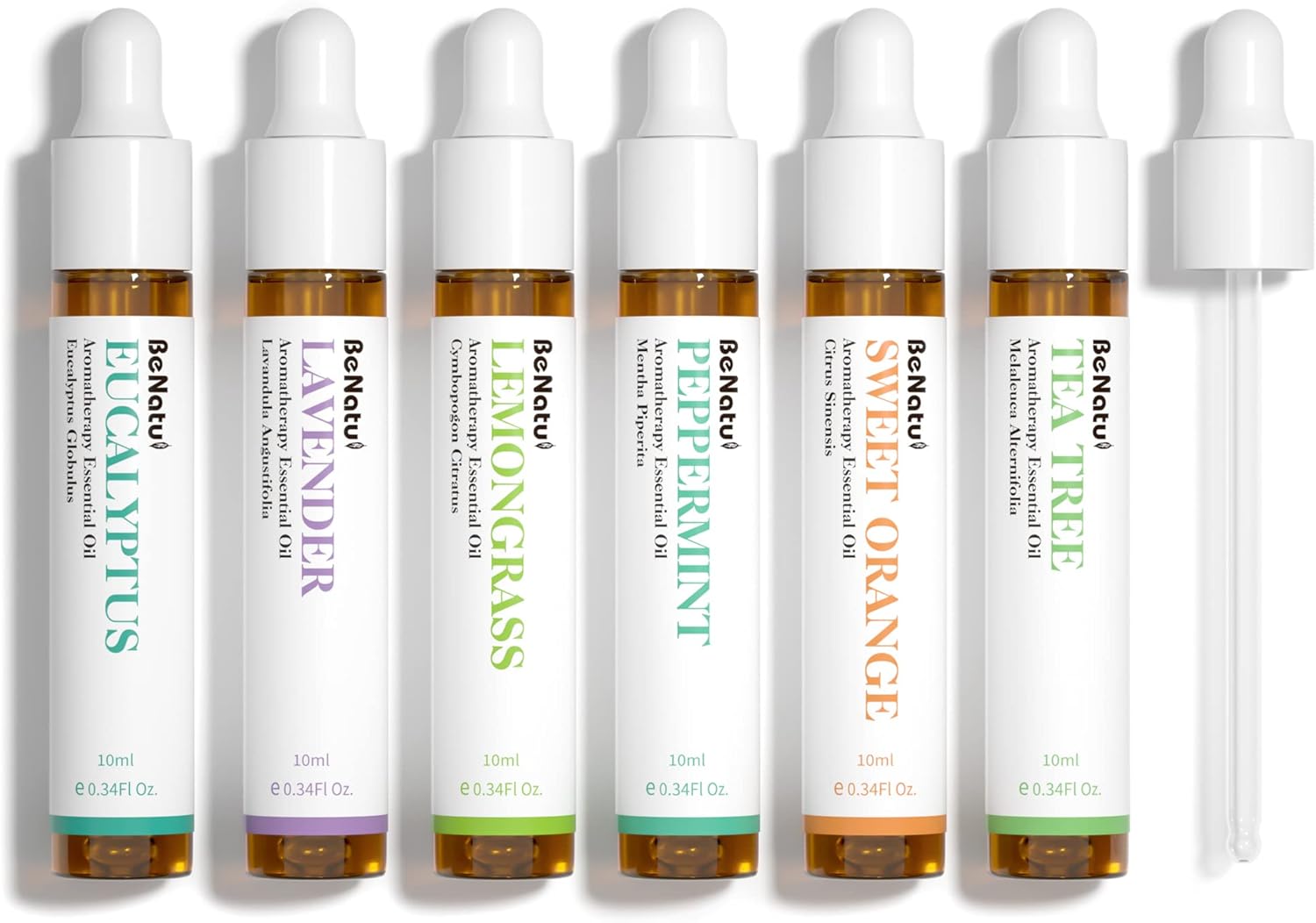 Benatu Essential Oils Set for Diffuser and Skincare