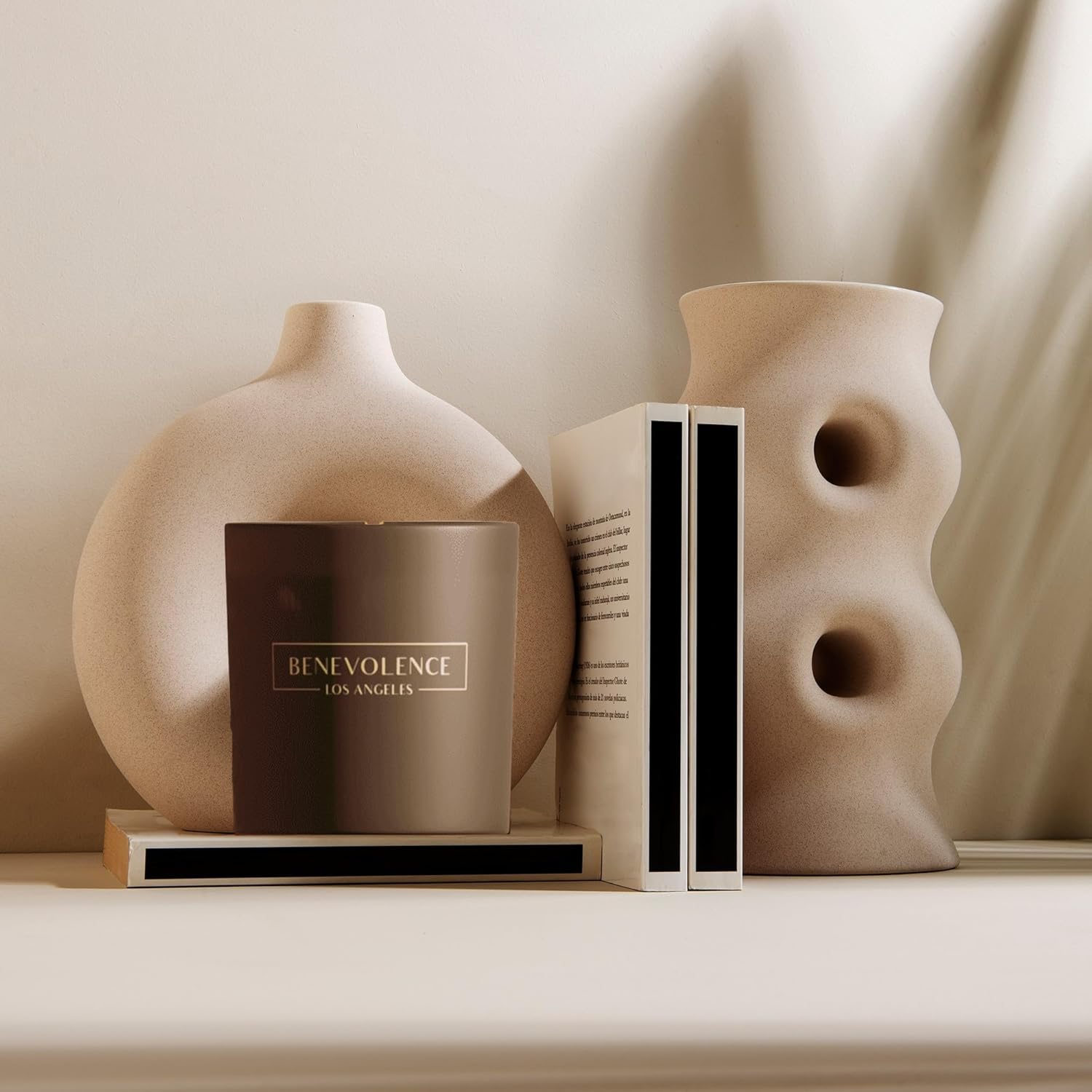 Benevolence LA Rose Sandalwood Aromatherapy Candle