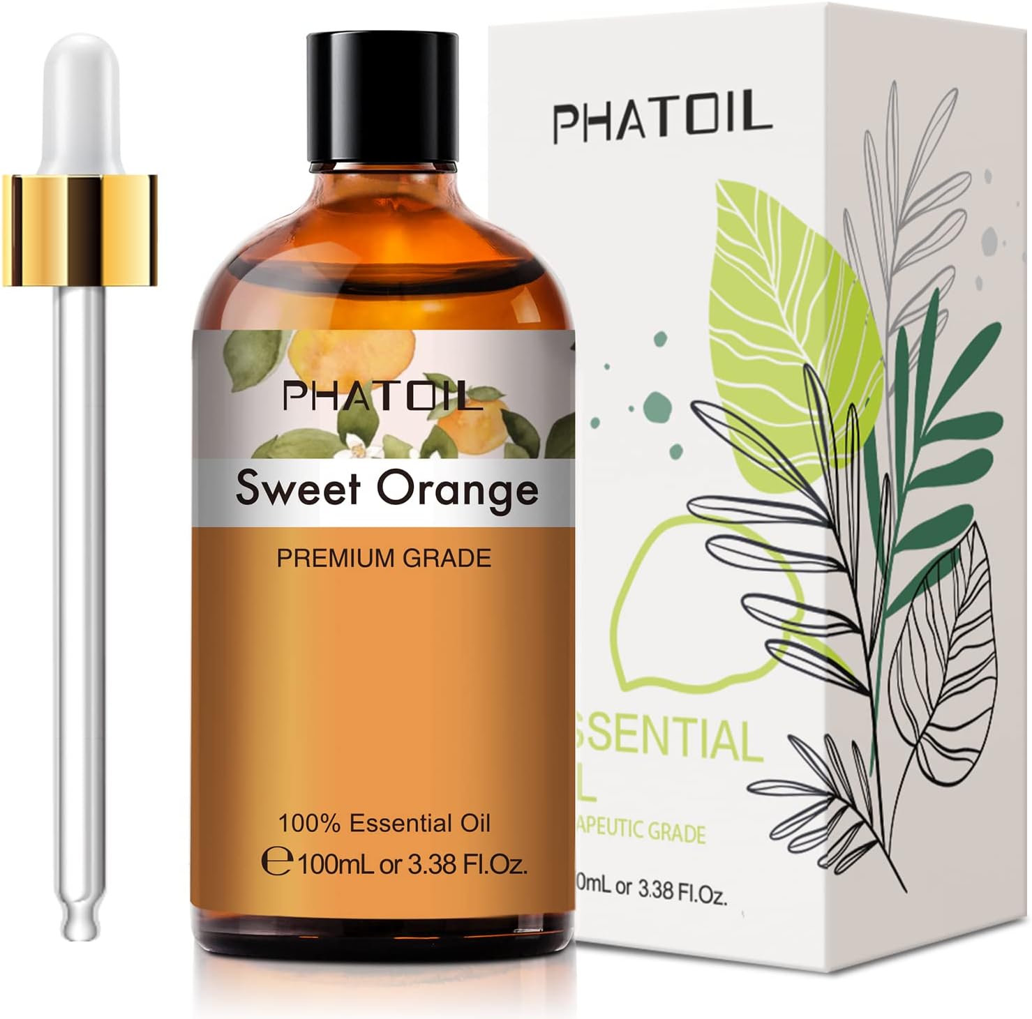 Sweet Orange 338 Fl Oz Essential Oil for Diffusers and DIY Projects
