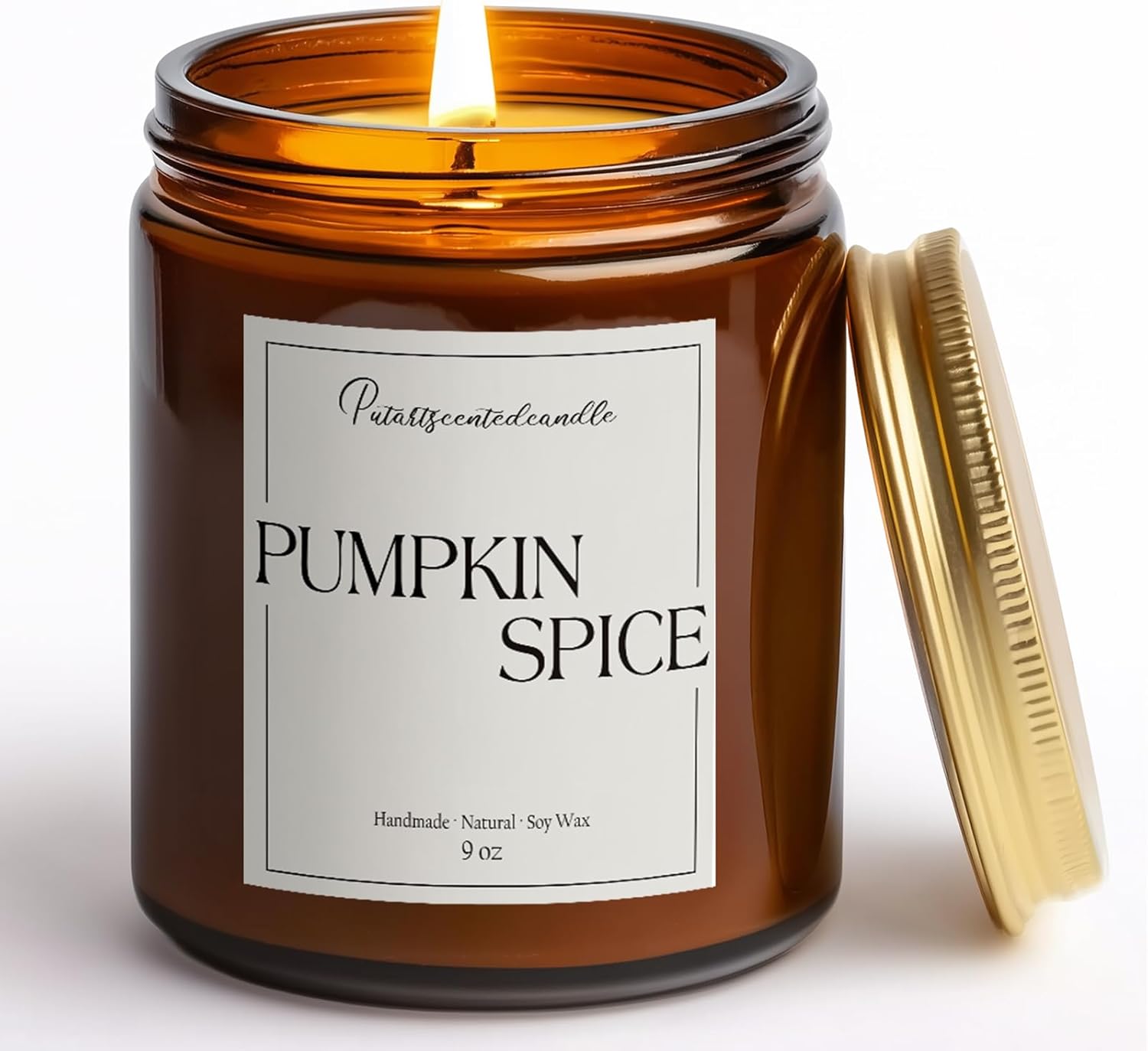 Putart Pumpkin Spice Soy Wax Candles 9oz