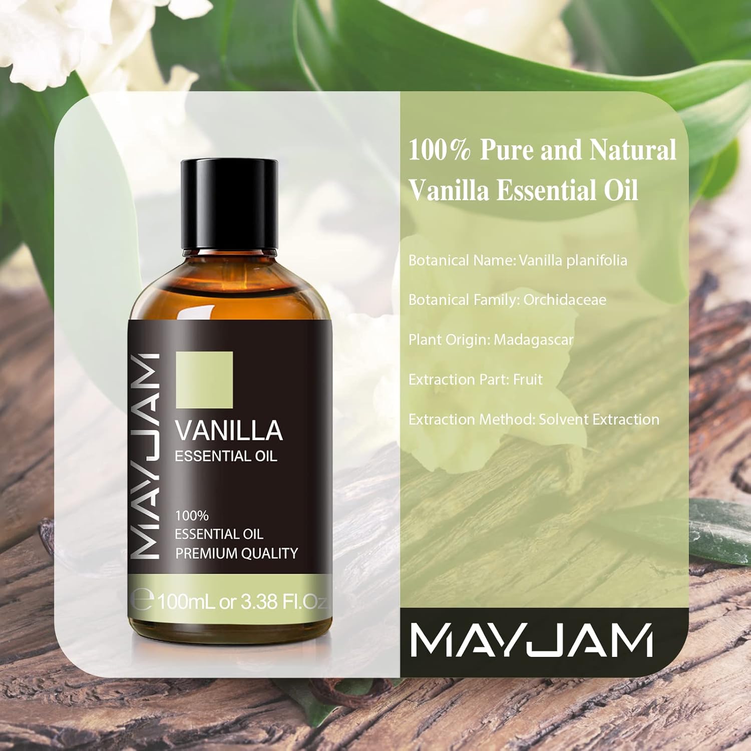 MAYJAM Vanilla Essential Oil 100ML