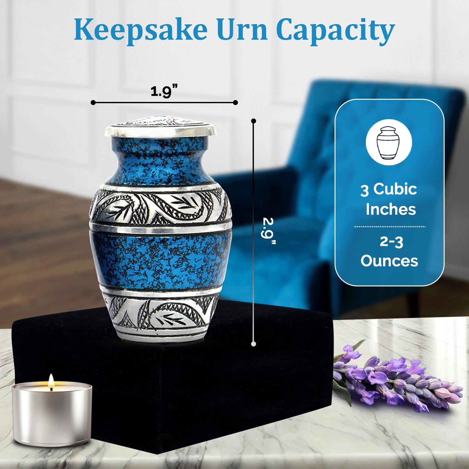 Solace Forever Graceful Small Urns Set of 4