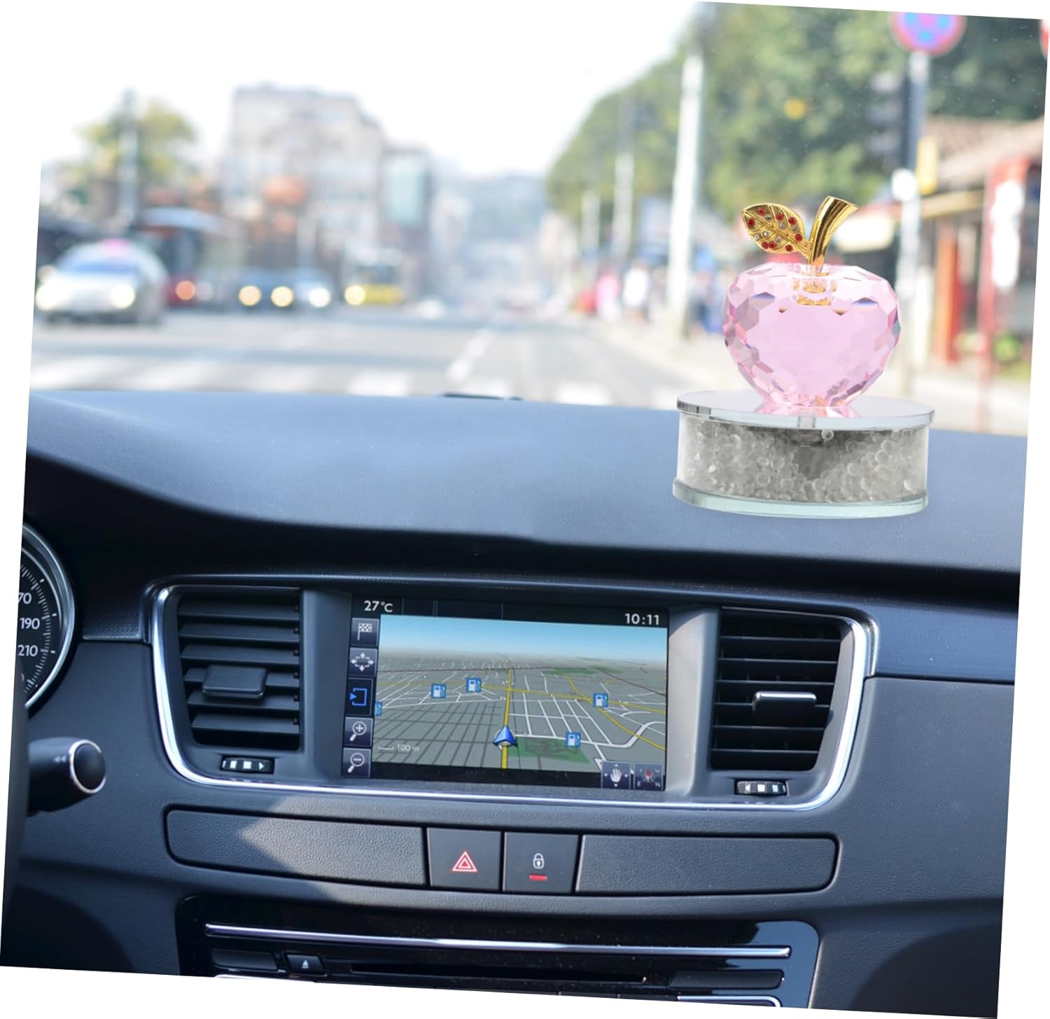 LIFKOME Crystal Ornament for Home and Car Decor
