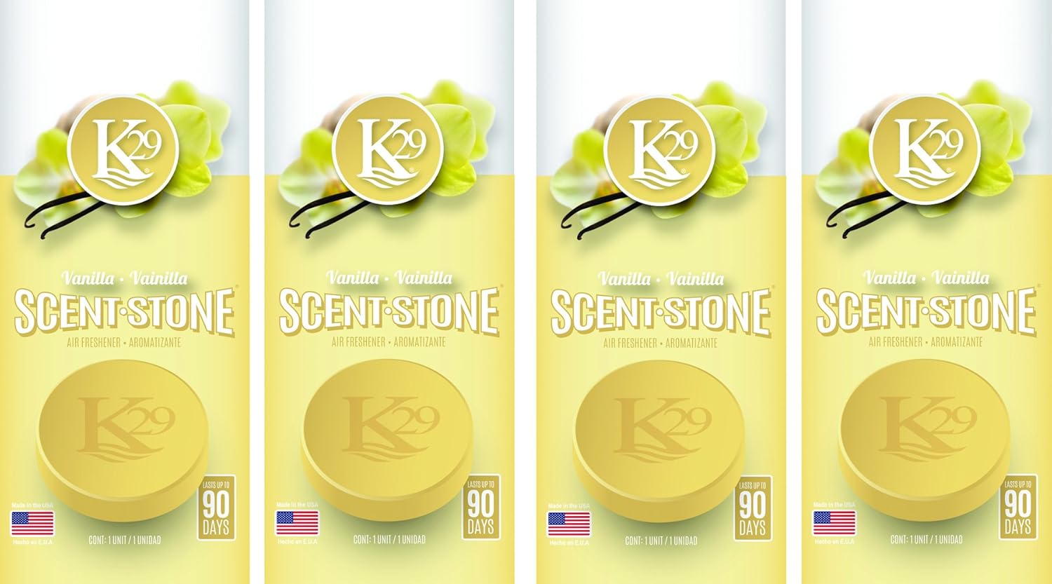 Sterling Teal K29 Stone Vanilla Air Freshener Pack of 4