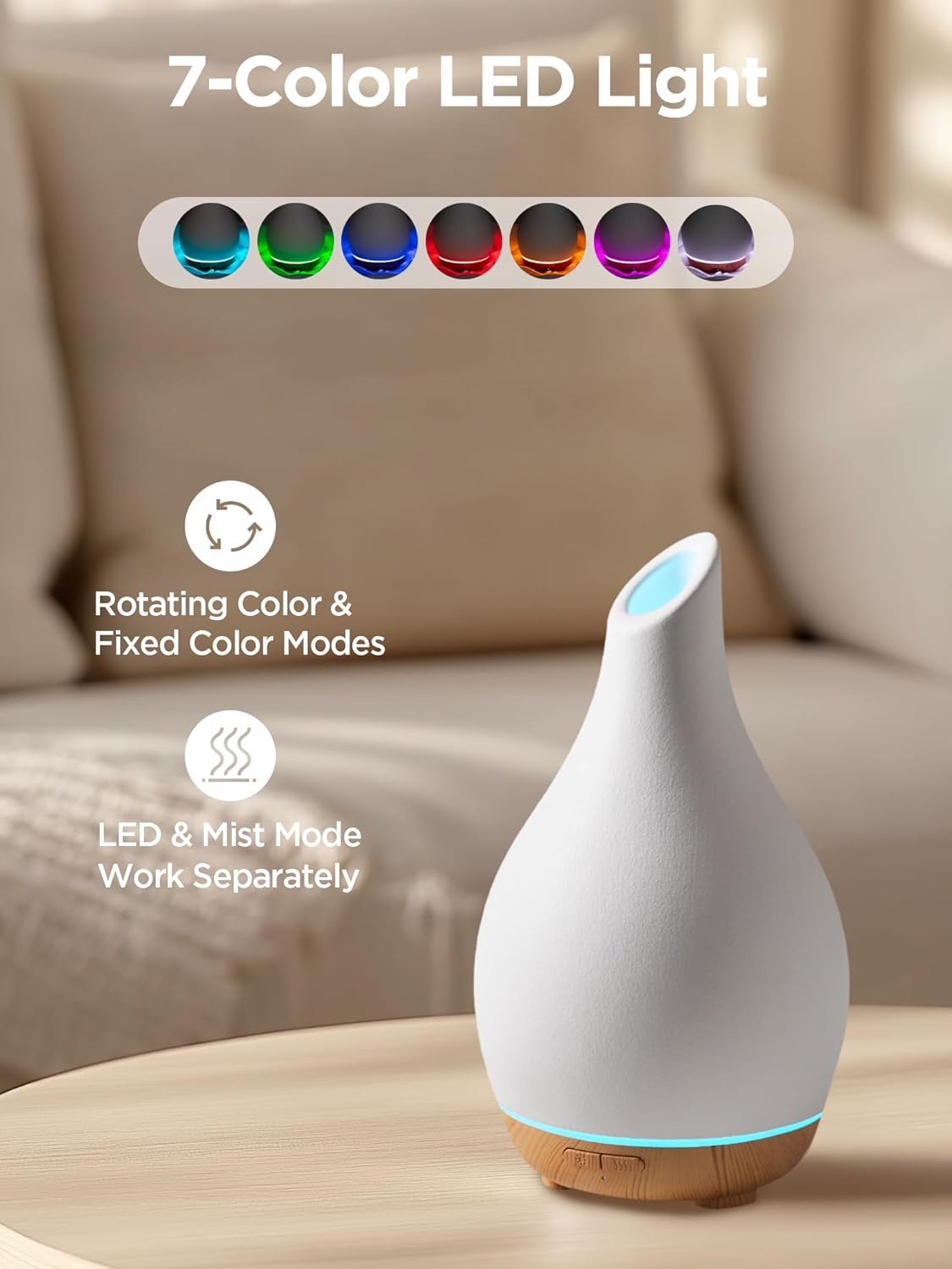 InnoGear Essential Oil Diffuser 150ml Ceramic