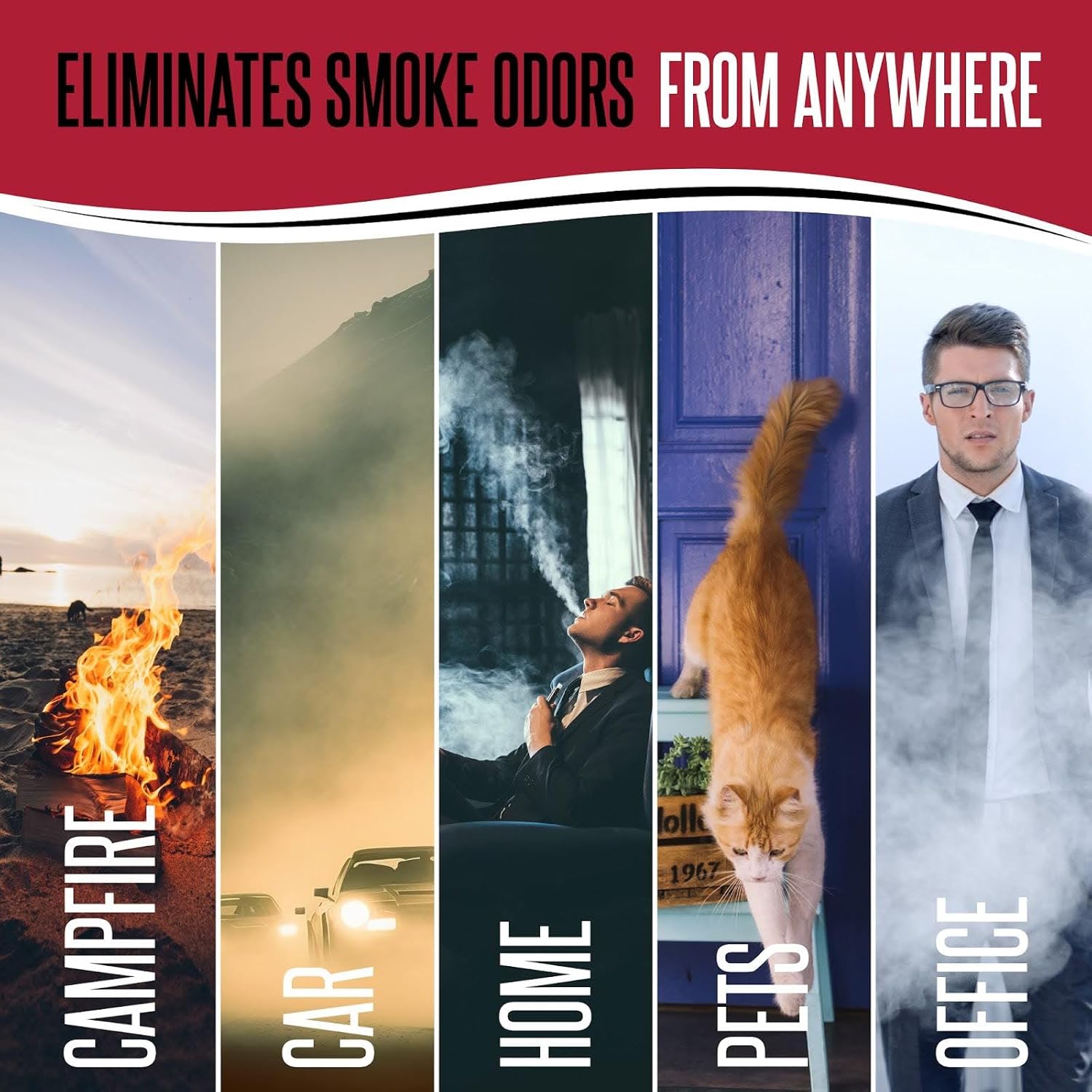 SmokeXtractor Smoke Odor Eliminator 8 oz Pro-Strength Air Freshener