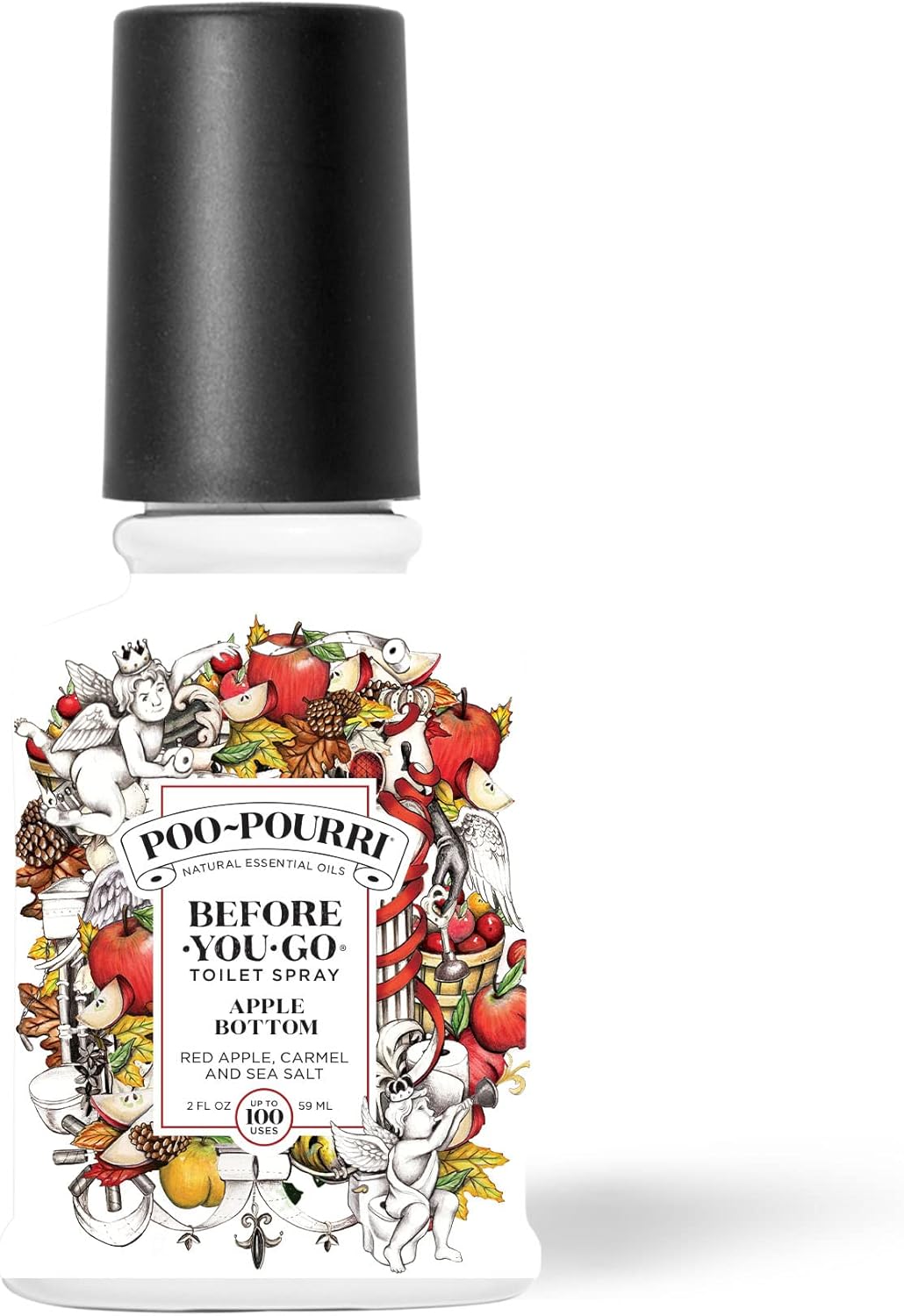 Poo-Pourri Before-You-Go Toilet Spray 2 Fl Oz Red Apple