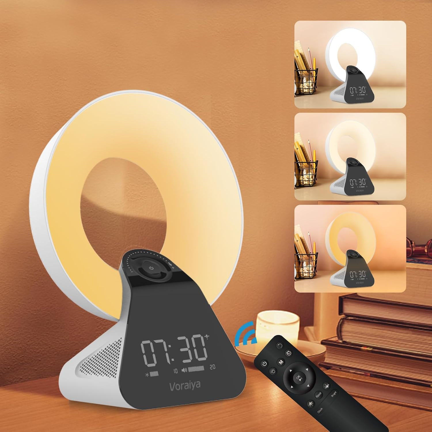 Voraiya Light Therapy Lamp with Speaker and Timer